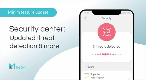 Security center: Updated threat detection and more