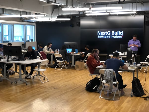 Minim at the Verizon and Samsung NextG Build workshop
