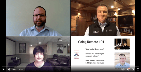 NH Tech Alliance Webinar: Going Remote 101