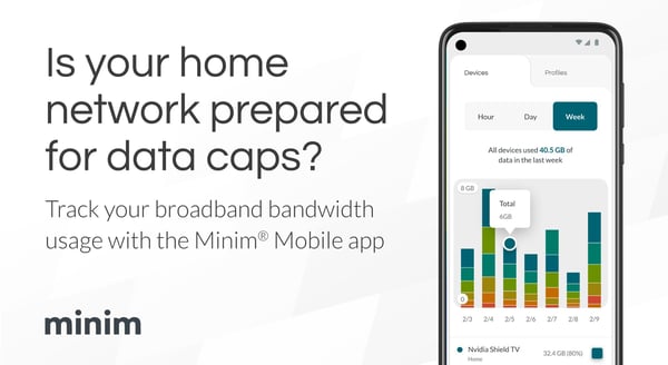 New Minim features deliver broadband usage insights to demystify data caps and upgrade needs