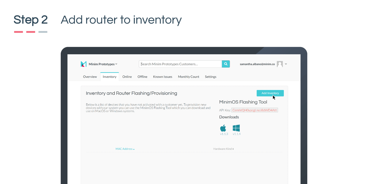 Step 2: Add router to inventory
