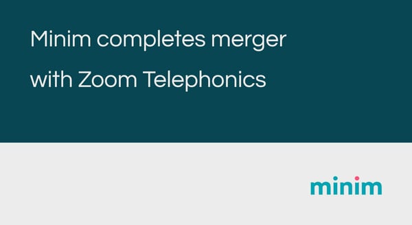 Minim completes merger with Zoom Telephonics