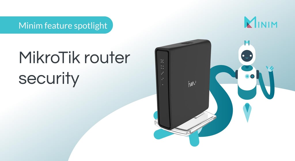 <img src="minim-logo-and-mikrotik-router-held-by-a-blue-robot.jpg" alt="MikroTik-router-security-how-minim-installer-hardens-mikrotik-routers">