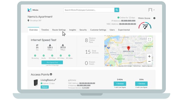 Guest WiFi Network Setup in the Minim Care Portal