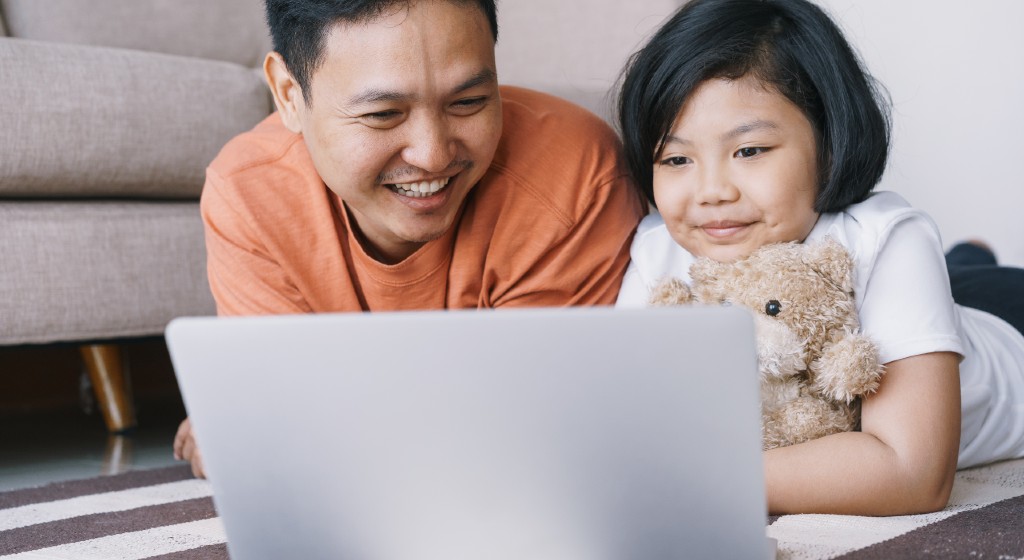 Child internet safety with parental controls