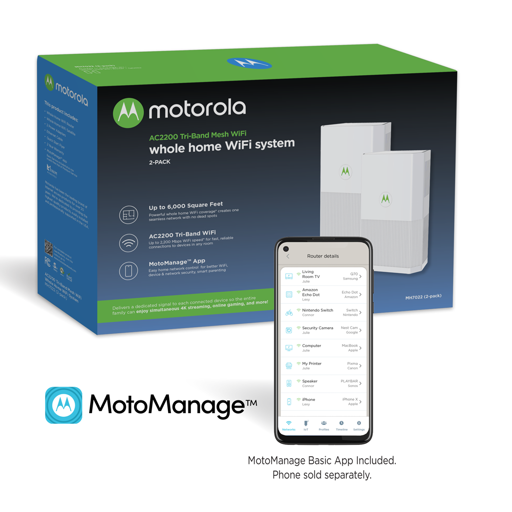 Motorola MH7022 box and app