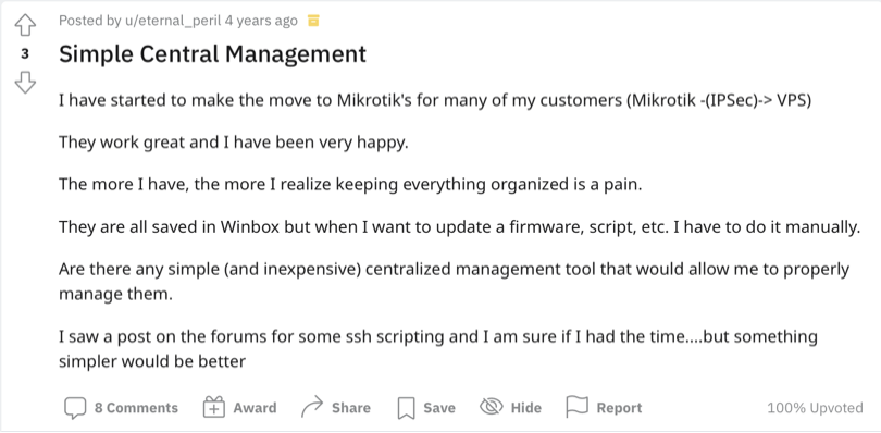 <img src="reddit-mikrotik-post-minim-all-things-mikrotik.jpg" alt="MikroTik-cloud-management-complete-control-over-your-hardware-fleet-with-a-centralized-dashboard">